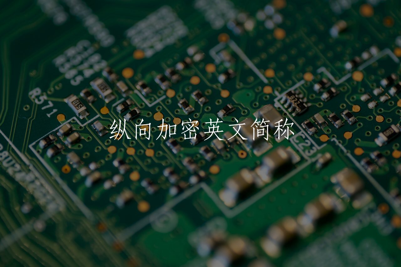 纵向加密英文简称 核心概念图