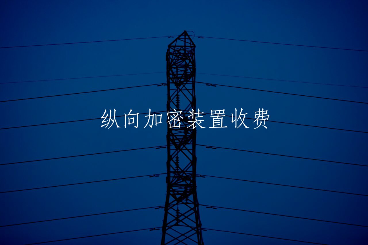 纵向加密装置收费 核心概念图