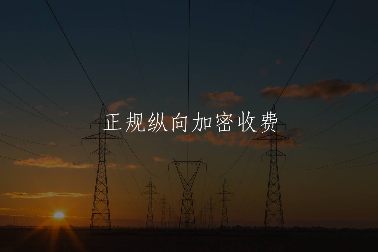 正规纵向加密收费 核心概念图