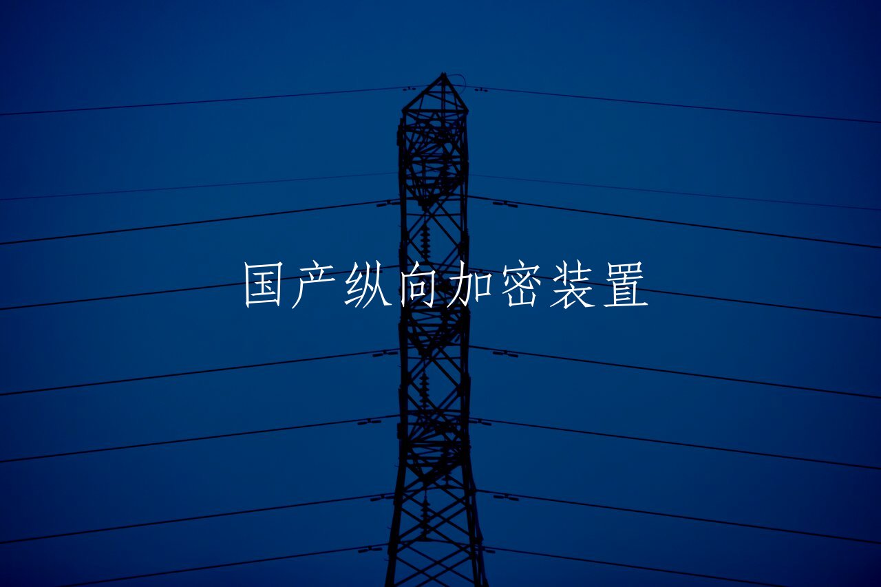 国产纵向加密装置 核心概念图