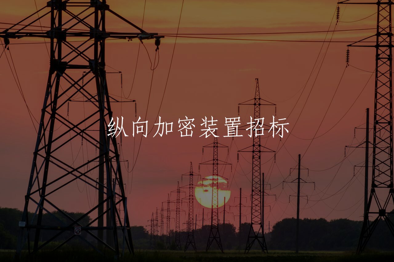 纵向加密装置招标 核心概念图