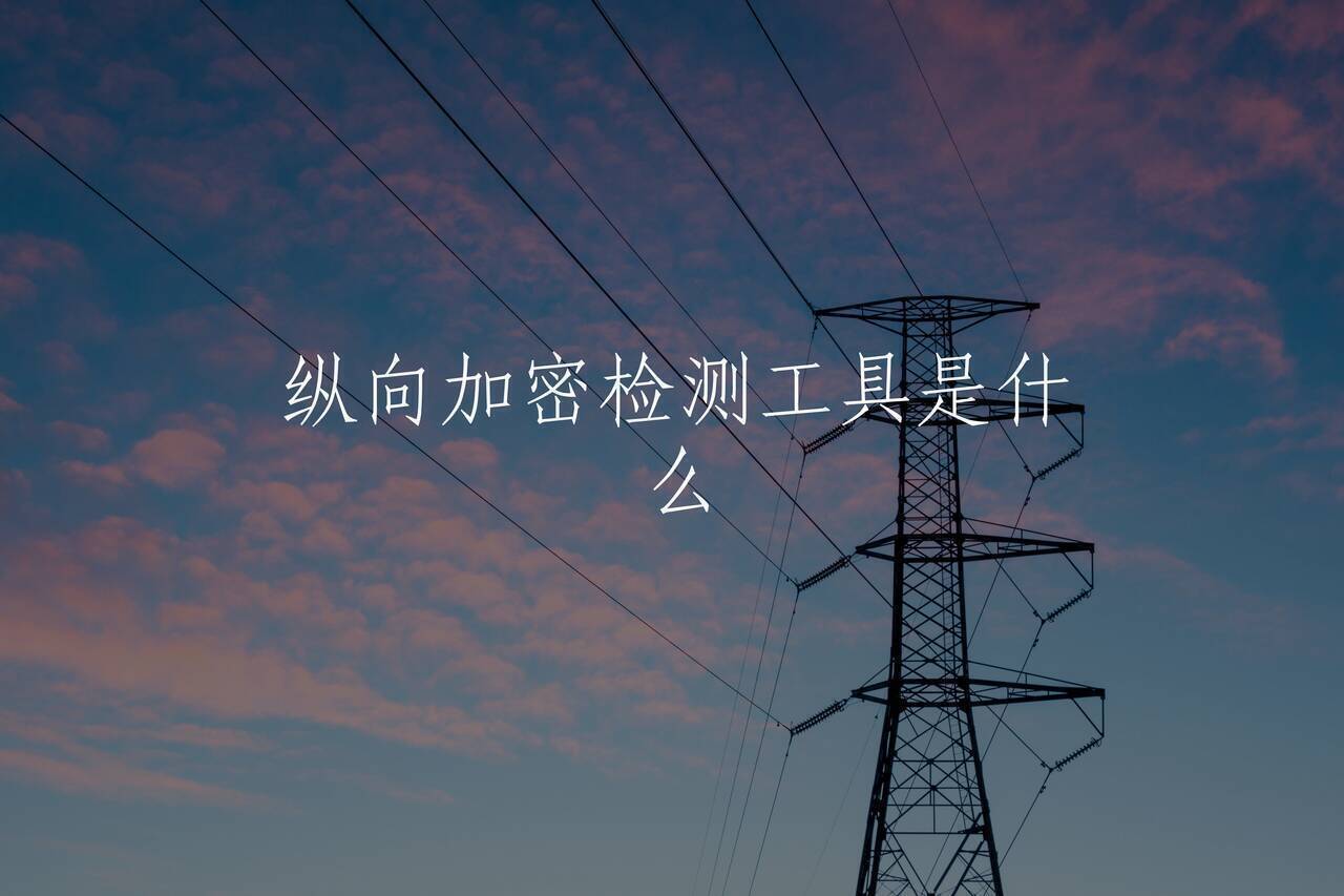 纵向加密检测工具是什么 核心概念图